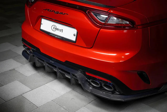 Kia Stinger Carbon Fibre Rear Diffuser V2 by Adro (2018+) - Reinhart Autohaus