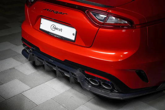 Kia Stinger Carbon Fibre Rear Diffuser V2 by Adro (2018+) - Reinhart Autohaus