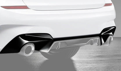 M Performance Gloss Black Rear Diffuser for BMW 3 Series (2018+, G20 G21) - Reinhart Autohaus