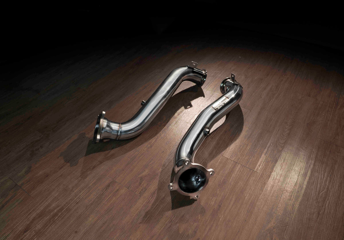 Mclaren 720S Non Valve Version 2017 2023 Catless Downpipe Heat Protector For Downpipe