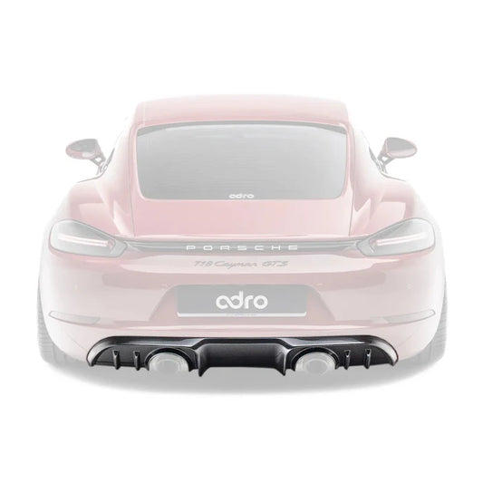 Porsche 718 Pre-Preg Carbon Fibre Rear Diffuser by ADRO - Reinhart Autohaus