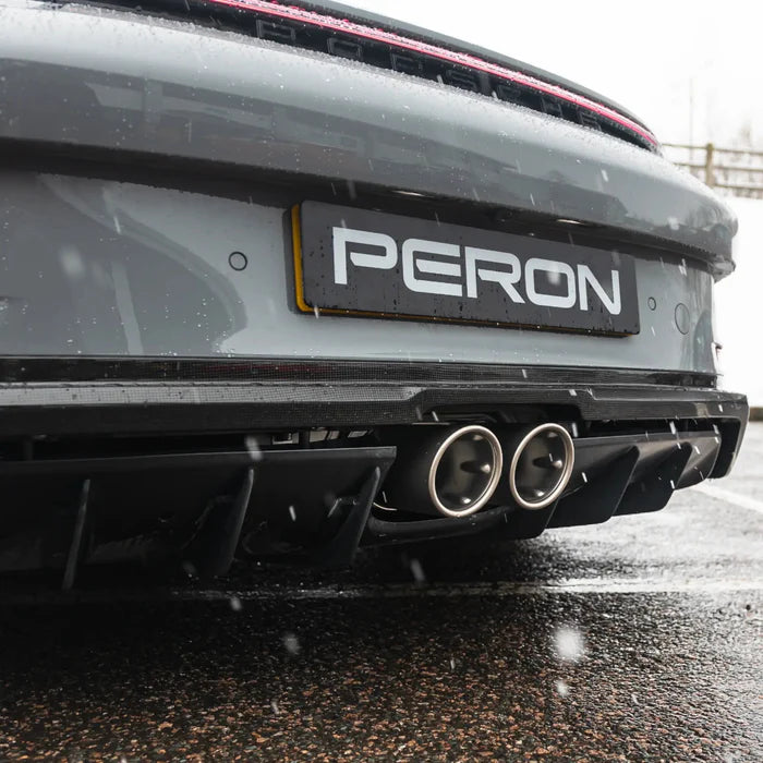 Porsche 911 GT3 / GT3 Touring Carbon Fibre Rear Diffuser in High Gloss by Akrapovic - Reinhart Autohaus