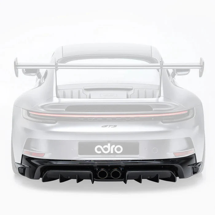 Porsche 992.1 GT3 Pre-Preg Carbon Fibre Rear Apron Panel by Adro - Reinhart Autohaus