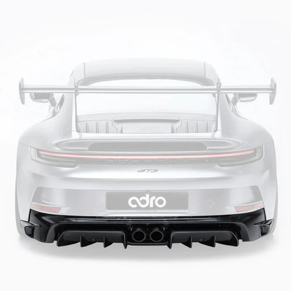 Porsche 992.1 GT3 Pre-Preg Carbon Fibre Rear Apron Panel by Adro - Reinhart Autohaus