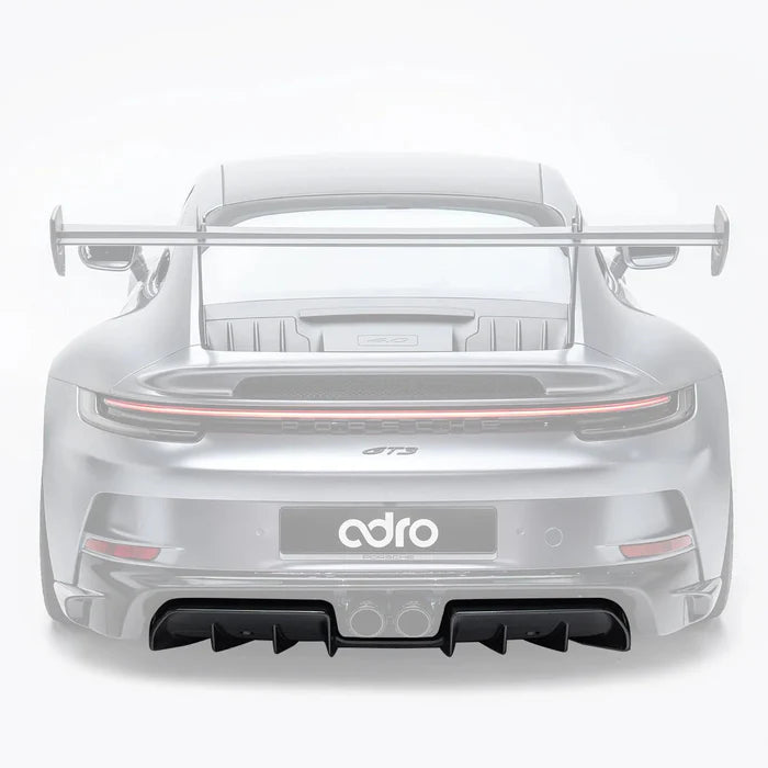Porsche 992.1 GT3 Pre-Preg Carbon Fibre Rear Diffuser by Adro - Reinhart Autohaus