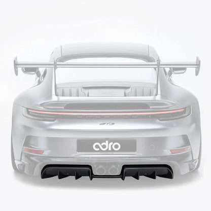 Porsche 992.1 GT3 Pre-Preg Carbon Fibre Rear Diffuser by Adro - Reinhart Autohaus
