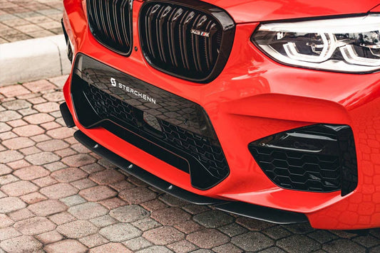 Sterckenn Carbon Fibre Front Lip for BMW X3M & X4M Pre-LCI (2019-2022, F97 F98) - Reinhart Autohaus