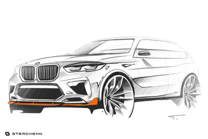 Sterckenn Carbon Fibre Front Lip for BMW X5M (2020+, F95) - Reinhart Autohaus