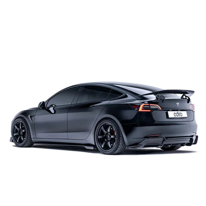 Tesla Model 3 Carbon Fibre V2 Rear Diffuser by Adro (2017+) - Reinhart Autohaus