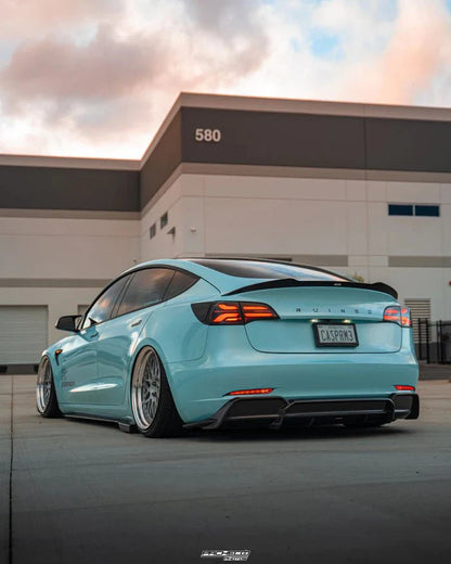 Tesla Model 3 Carbon Fibre V2 Rear Diffuser by Adro (2017+) - Reinhart Autohaus