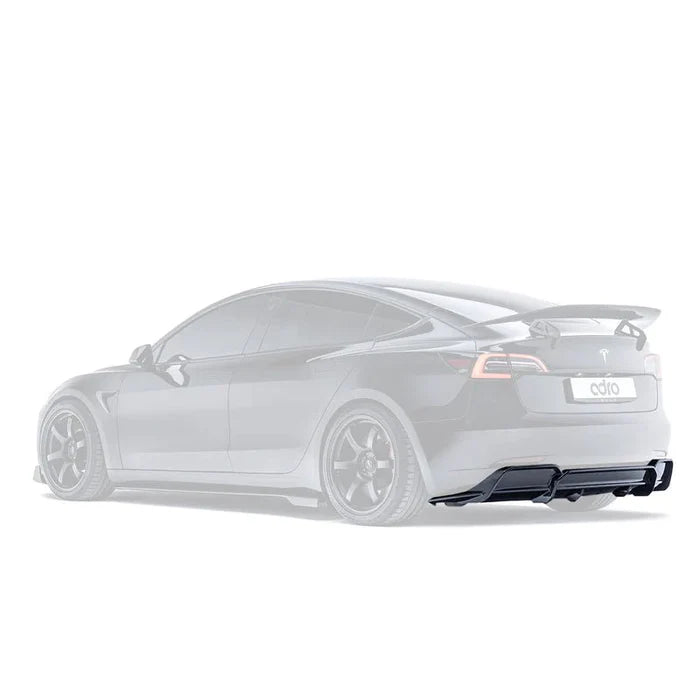 Tesla Model 3 Carbon Fibre V2 Rear Diffuser by Adro (2017+) - Reinhart Autohaus