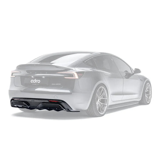 Tesla Model 3 Highland Carbon Fiber Rear Diffuser by Adro - Reinhart Autohaus