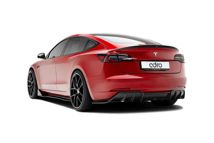 Tesla Model 3 Pre-Preg Carbon Fibre Rear Diffuser by Adro (2017+) - Reinhart Autohaus