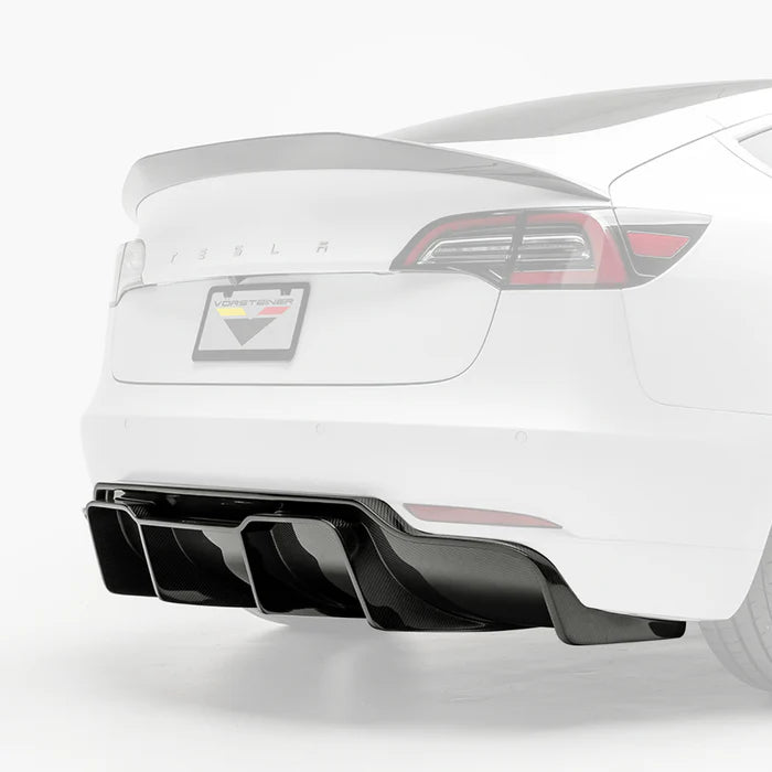 Tesla Model 3 Volta Aero Rear Diffuser by Vorsteiner - Reinhart Autohaus