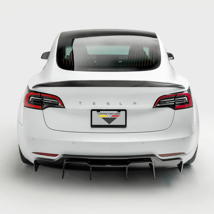 Tesla Model 3 Volta Aero Rear Diffuser by Vorsteiner - Reinhart Autohaus