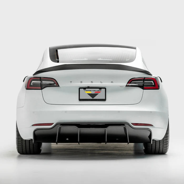 Tesla Model 3 Volta Aero Rear Diffuser by Vorsteiner - Reinhart Autohaus