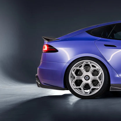 Tesla Model S Plaid VRS Aero Rear Diffuser Carbon Fiber by Vorsteiner - Reinhart Autohaus