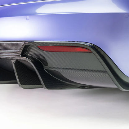 Tesla Model S Plaid VRS Aero Rear Diffuser Carbon Fiber by Vorsteiner - Reinhart Autohaus