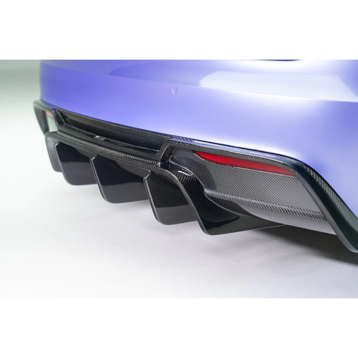 Tesla Model S Plaid VRS Aero Rear Diffuser Carbon Fiber by Vorsteiner - Reinhart Autohaus