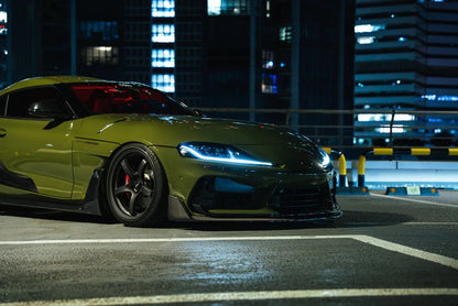 Toyota GR Supra A90 Mk5 Carbon Fibre Integrated Fender Panel Side Skirts V2 by Adro (2019+) - Reinhart Autohaus