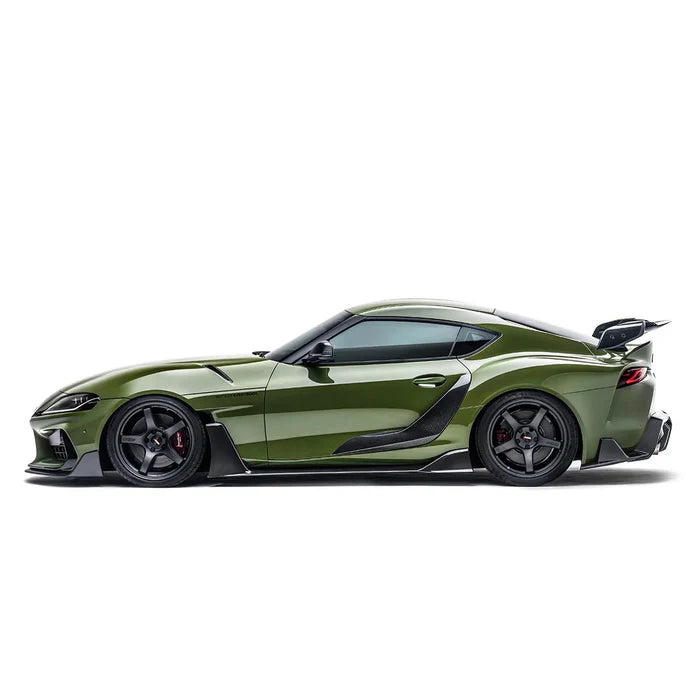 Toyota GR Supra A90 Mk5 Carbon Fibre Integrated Fender Panel Side Skirts V2 by Adro (2019+) - Reinhart Autohaus