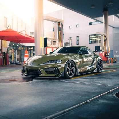 Toyota GR Supra A90 Mk5 Carbon Fibre Integrated Fender Panel Side Skirts V2 by Adro (2019+) - Reinhart Autohaus