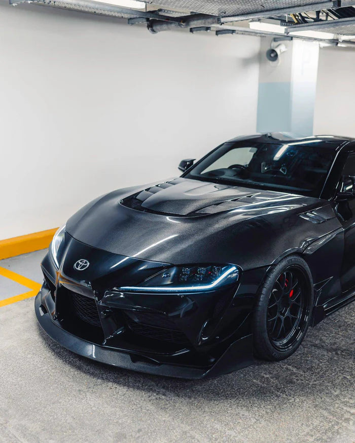 Toyota Supra Mk5 Carbon Fibre ID-23 Front Splitter (2019+) - Reinhart Autohaus