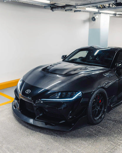 Toyota Supra Mk5 Carbon Fibre ID-23 Front Splitter (2019+) - Reinhart Autohaus