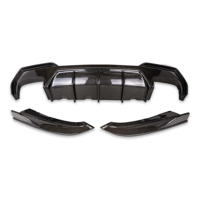 TRE Pre-Preg Carbon Fibre Competition Rear Diffuser Set for BMW 4 Series (2020+, G22 G23) - Reinhart Autohaus