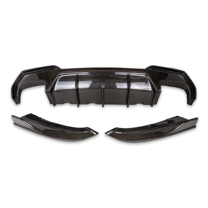 TRE Pre-Preg Carbon Fibre Competition Rear Diffuser Set for BMW 4 Series (2020+, G22 G23) - Reinhart Autohaus