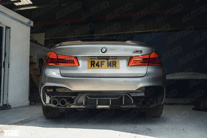 TRE Pre-preg Carbon Fibre Performance Rear Diffuser for BMW M5 (2017-2023, F90) - Reinhart Autohaus