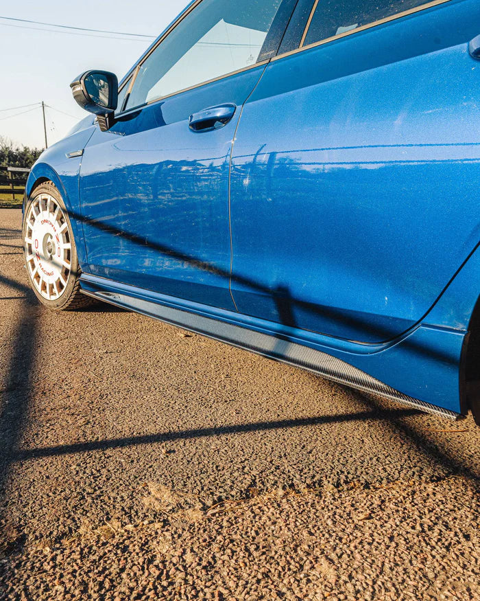 Volkswagen Golf R Mk8 Carbon Fibre ID-01 Side Skirts (2020+) - Reinhart Autohaus