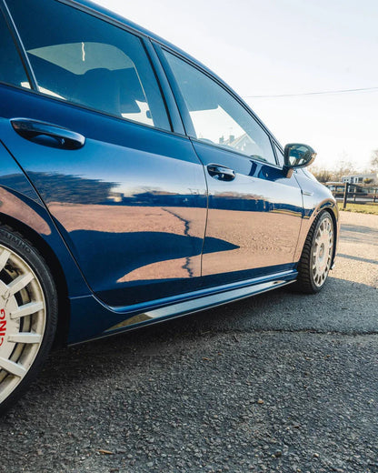 Volkswagen Golf R Mk8 Carbon Fibre ID-01 Side Skirts (2020+) - Reinhart Autohaus