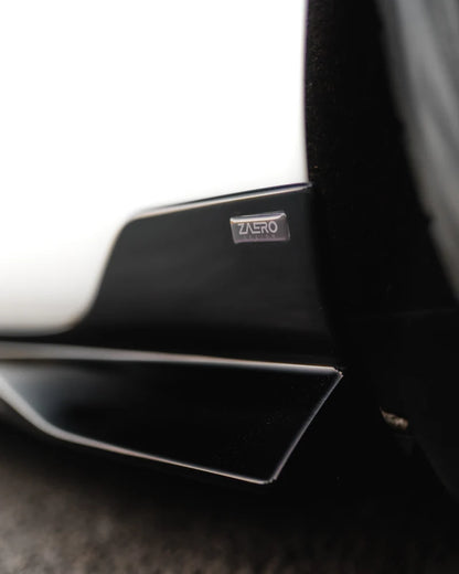 VW Golf, Golf GTI & Golf R Mk7 / Mk7.5 EVO-1 Gloss Black Side Skirts by ZAERO (2014-2020) - Reinhart Autohaus