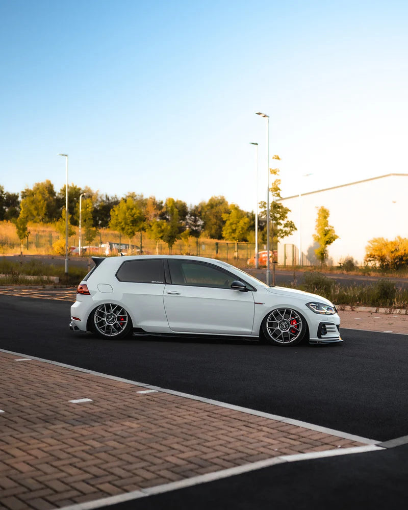 VW Golf, Golf GTI & Golf R Mk7 / Mk7.5 EVO-1 Gloss Black Side Skirts by ZAERO (2014-2020) - Reinhart Autohaus
