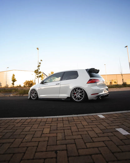 VW Golf, Golf GTI & Golf R Mk7 / Mk7.5 EVO-1 Gloss Black Side Skirts by ZAERO (2014-2020) - Reinhart Autohaus
